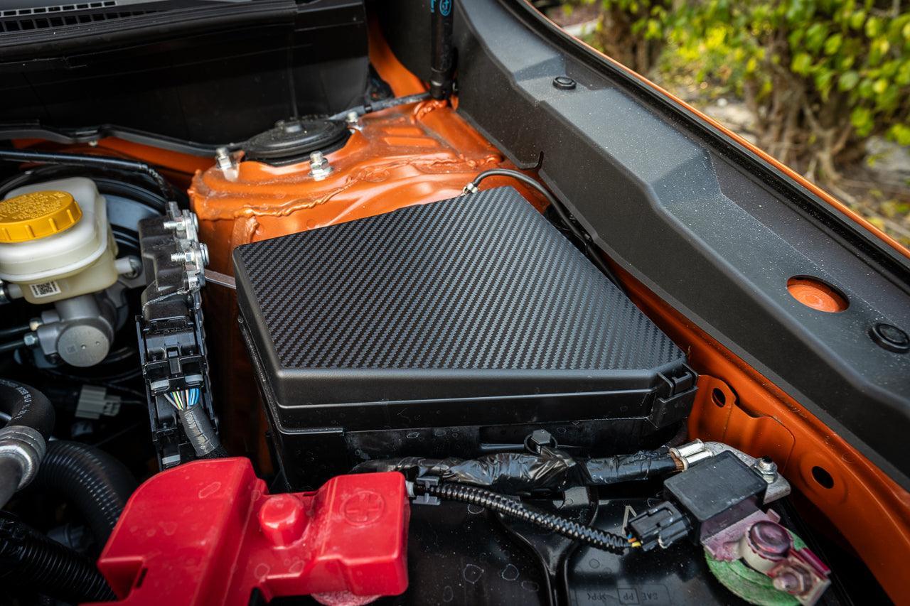 3D Carbon Fuse Box Cover Overlay - 2022+ Subaru WRX - 22WRXFUSE-3DB-  DRIVEN - 1