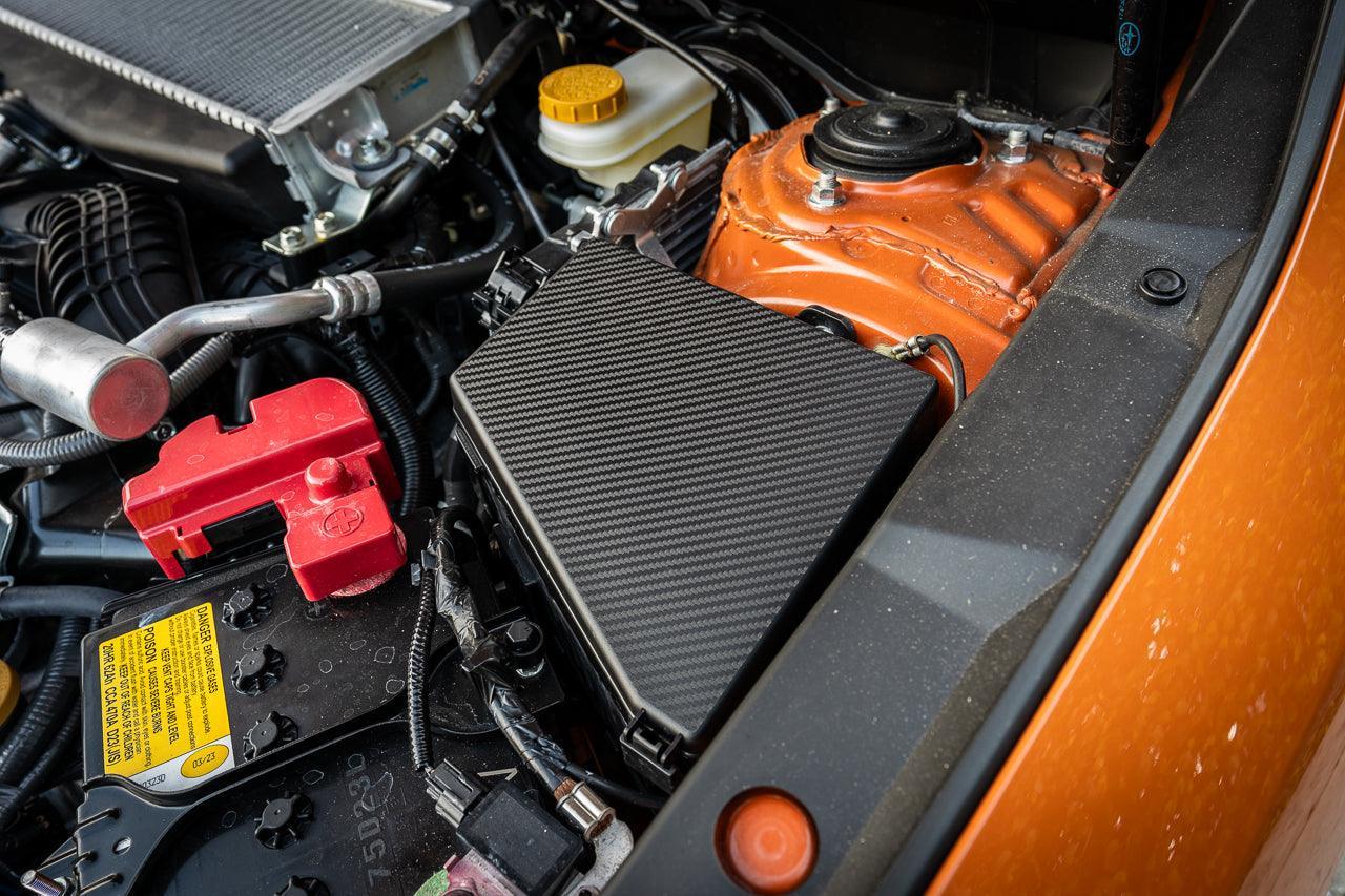 3D Carbon Fuse Box Cover Overlay - 2022+ Subaru WRX - 22WRXFUSE-3DB-  DRIVEN - 3