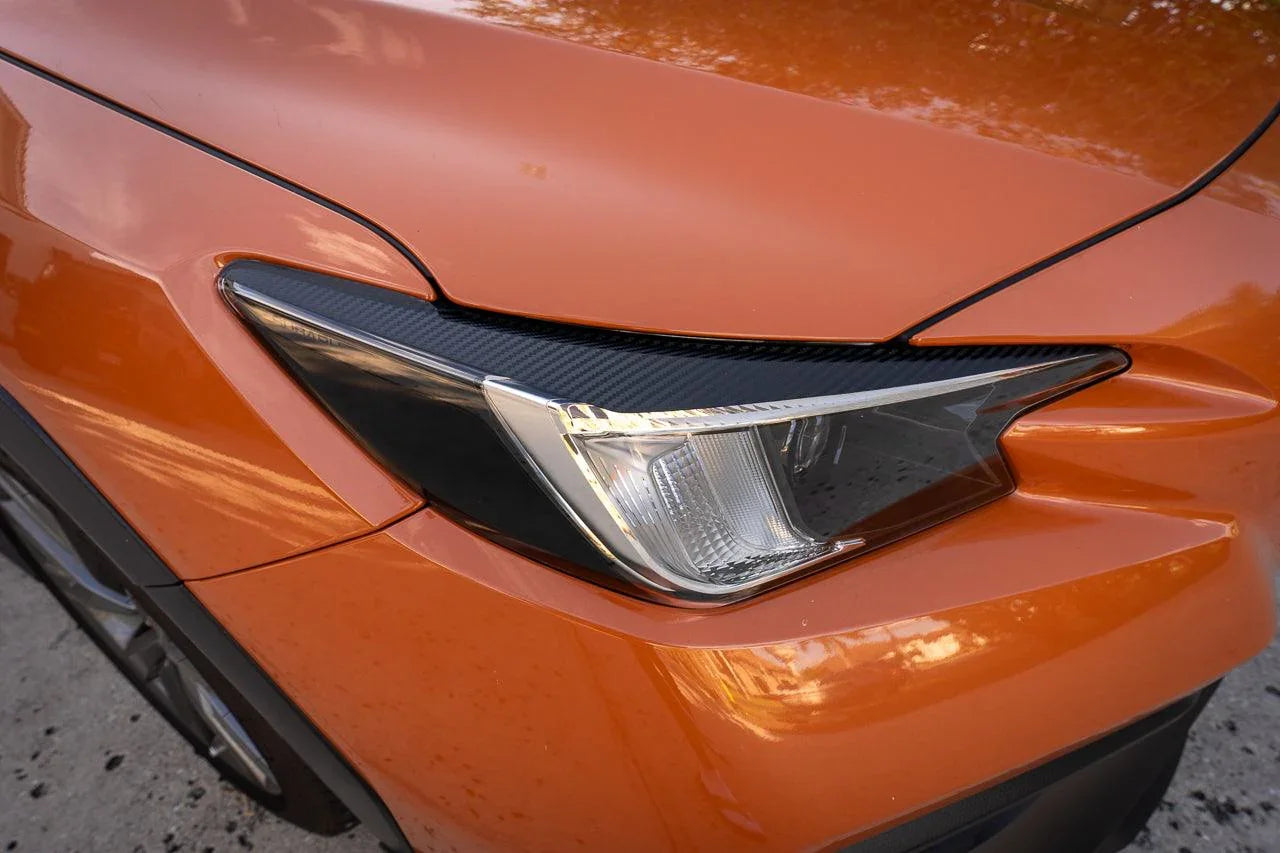 3D Carbon Headlight Eyebrows - 2022+ Subaru WRX - 22WRXEYBROWS-3DB-  DRIVEN - 1