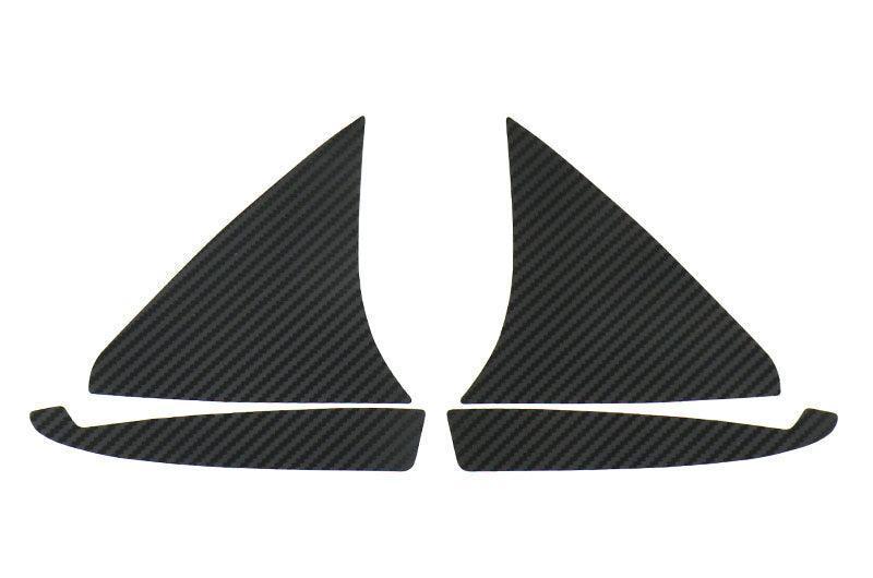 3D Carbon Inner Door Window Triangle Trim Overlays - 2020+ Supra - A90INQTRDR3DCF-  DRIVEN - 7
