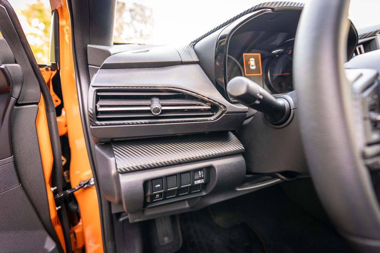 3D Carbon Interior Dash Trim Overlays - 2022+ Subaru WRX - 22WRXINTDASH-3DB-  DRIVEN - 6