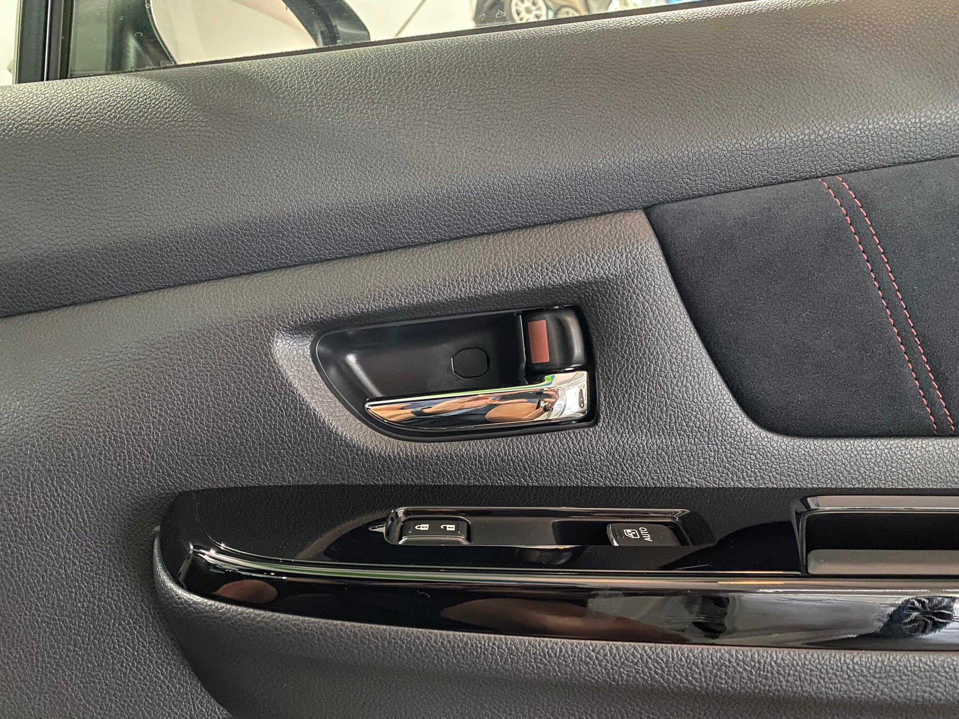 3D Carbon Interior Door Handle Trim Overlays - 2015-2021 WRX / STI - SFB15WRXIDHT3DBK-  DRIVEN - 10