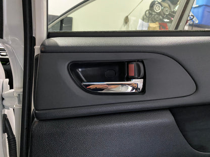 3D Carbon Interior Door Handle Trim Overlays - 2015-2021 WRX / STI - SFB15WRXIDHT3DBK-  DRIVEN - 6