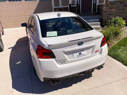 3D Carbon Low Profile OEM Spoiler Protector Accent with Logo - 2015-2021 WRX / STI - SFB15WRXLPS3DWRX-SFB15WRXLPS3DSTI-SFB15WRXLPS3DCLWRX-SFB15WRXLPS3D-SFB15WRXLPSEGB-  DRIVEN - 3