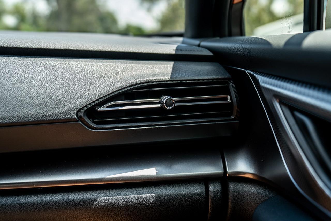 3D Carbon Outer AC Vent Overlays fits 2022+ Subaru WRX - 22WRXOUTACVENT-3DB-  DRIVEN - 3