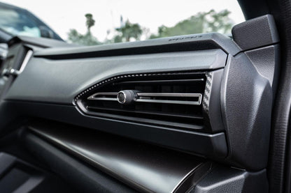 3D Carbon Outer AC Vent Overlays fits 2022+ Subaru WRX - 22WRXOUTACVENT-3DB-  DRIVEN - 8