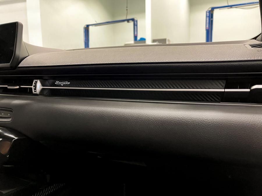 3D Carbon Passenger Side Dash Interior Overlay - 2020+ Supra - A90DASH3D-A90DASH3D-2-  DRIVEN - 3