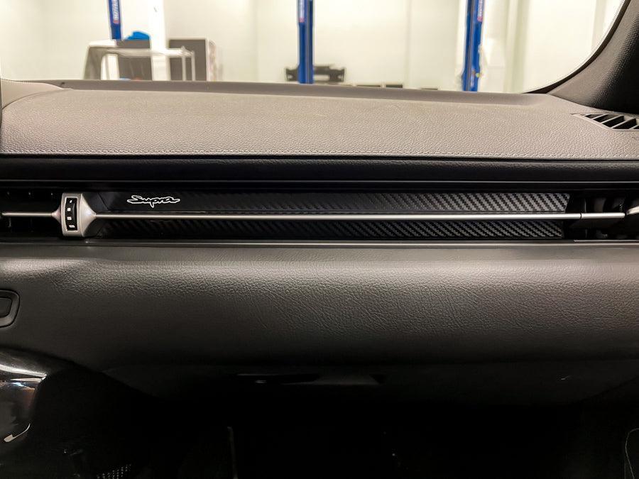 3D Carbon Passenger Side Dash Interior Overlay - 2020+ Supra - A90DASH3D-A90DASH3D-2-  DRIVEN - 5