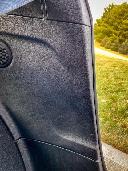 3D Carbon Seatbelt Buckle Panel Scuff Guard - 2020+ Supra - A90SBBP3DBK-  DRIVEN - 4