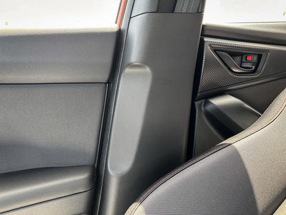 3D Carbon Seatbelt / Pillar Panel Protection Kit (Scuff Guard) - 2022+ WRX - SFB22WRXSB3DBK-  DRIVEN - 3