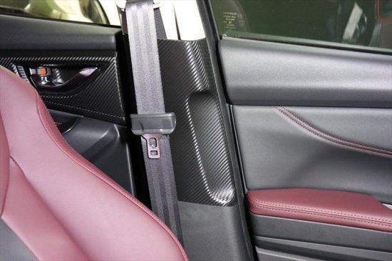 3D Carbon Seatbelt / Pillar Panel Protection Kit (Scuff Guard) - 2022+ WRX - SFB22WRXSB3DBK-  DRIVEN - 4