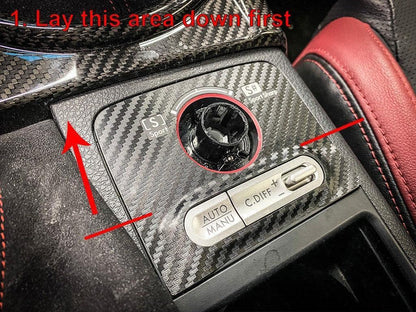 3D Carbon SI Drive Trim Overlay - 2015-2021 WRX / STI - 15VASTISDRV3DCF-  DRIVEN - 3