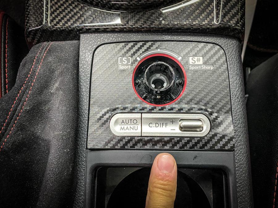 3D Carbon SI Drive Trim Overlay - 2015-2021 WRX / STI - 15VASTISDRV3DCF-  DRIVEN - 4