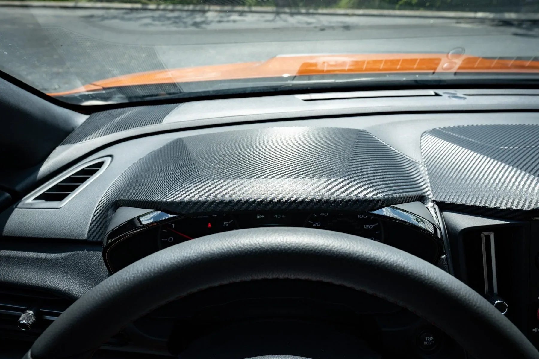 3D Carbon Speedometer Cluster Overlay - 2022+ Subaru WRX - 22WRXSPDHOOD-3DB-  DRIVEN - 3