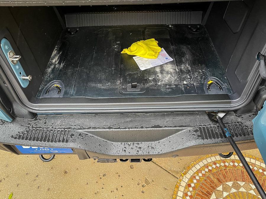 3D Carbon Trunk Trim Overlay / Protector - 2021+ Bronco - 21BRONCOTRUNK-3DB-  DRIVEN - 8