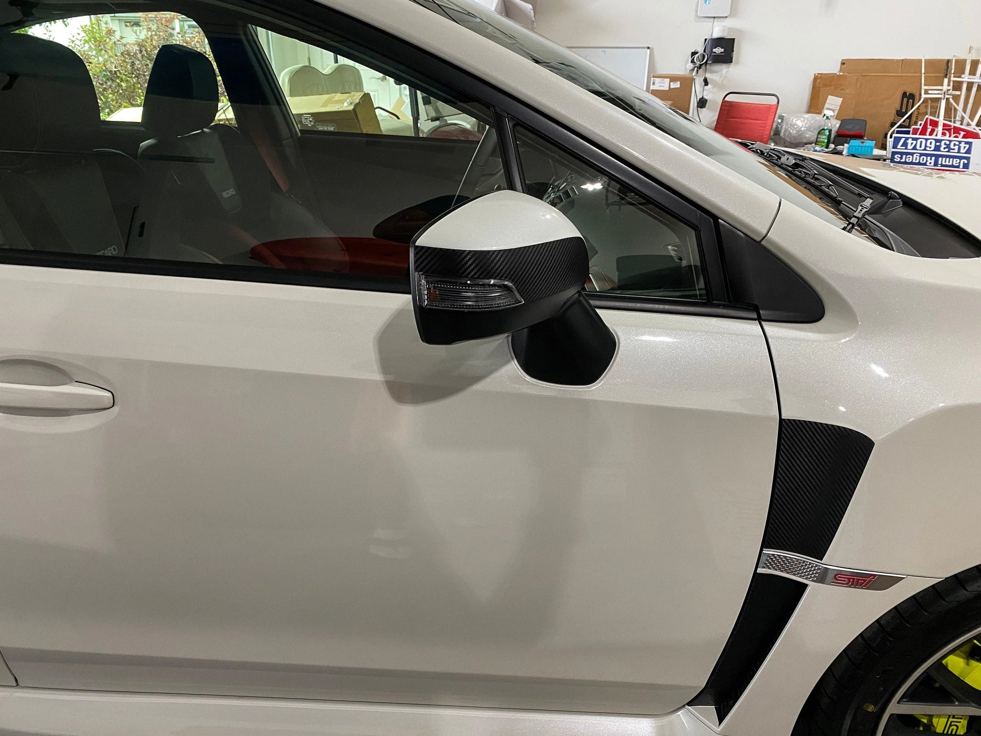 3D Carbon Turn Signal Mirror Cover Protector - 15+ WRX / STI - SFB15WRXTSMP3DBK-1-SFB15WRXTSMPGB-SFB15WRXTSMPMB-  DRIVEN - 1