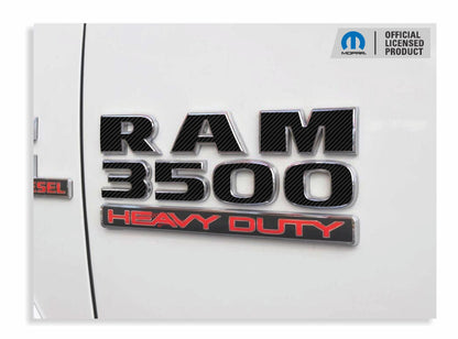 RAM 3500 Door Emblem Overlay Decals   - 2013-2018 Ram 3500 - sku-44717724860603-sku-44717724893371-sku-44717724926139-sku-44717724958907-sku-44717724991675-  DRIVEN - 1
