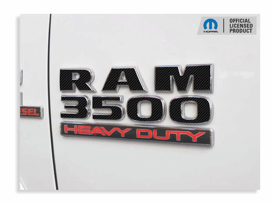 RAM 3500 Door Emblem Overlay Decals   - 2013-2018 Ram 3500 - sku-44717724860603-sku-44717724893371-sku-44717724926139-sku-44717724958907-sku-44717724991675-  DRIVEN - 1