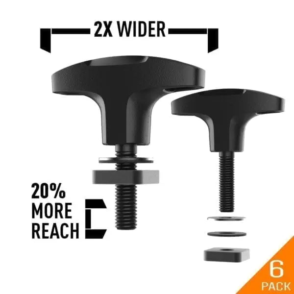 Jeep Wrangler Tie-Down Anchor PRO — Versatile Quick-Release - JL-QR-PRO-6-JL-QRPRO6-TDR2-FLATSCREW2-JL-QRPRO6-TDP6-JLQRTDR-JK-QR-PRO-6-  DRIVEN - 4