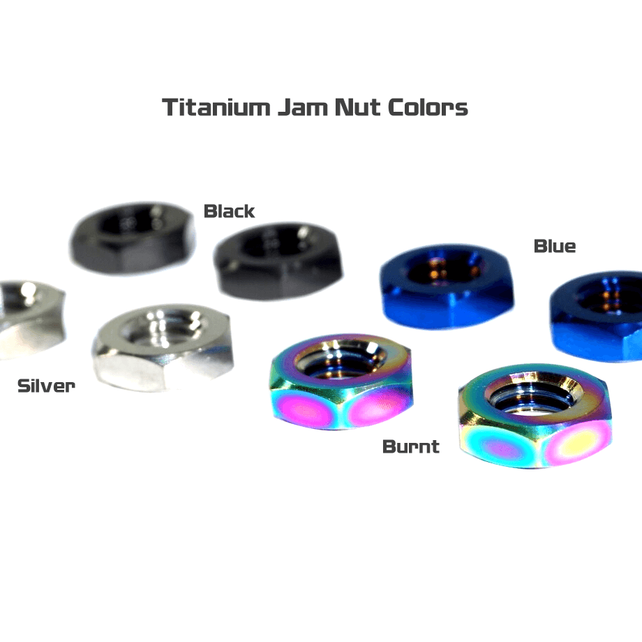 ZSPEC M8-1.25 Metric Jam Nut, Grade-5 Titanium, Per Each - ZSD-375804-ZSD-375811-ZSD-375828-ZSD-375835-  DRIVEN - 2