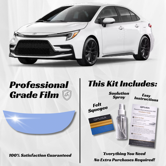 Toyota Corolla (2020-2026) Partial Hood PPF Protection Kit - Pre-Cut - sku-51596713263236-  DRIVEN - 1