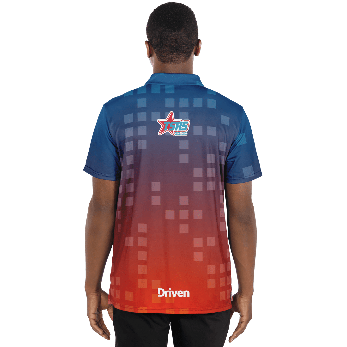 DRIVEN | TSRS '24 | Polo - Adult - Male - Red/Blue - UPF 50+