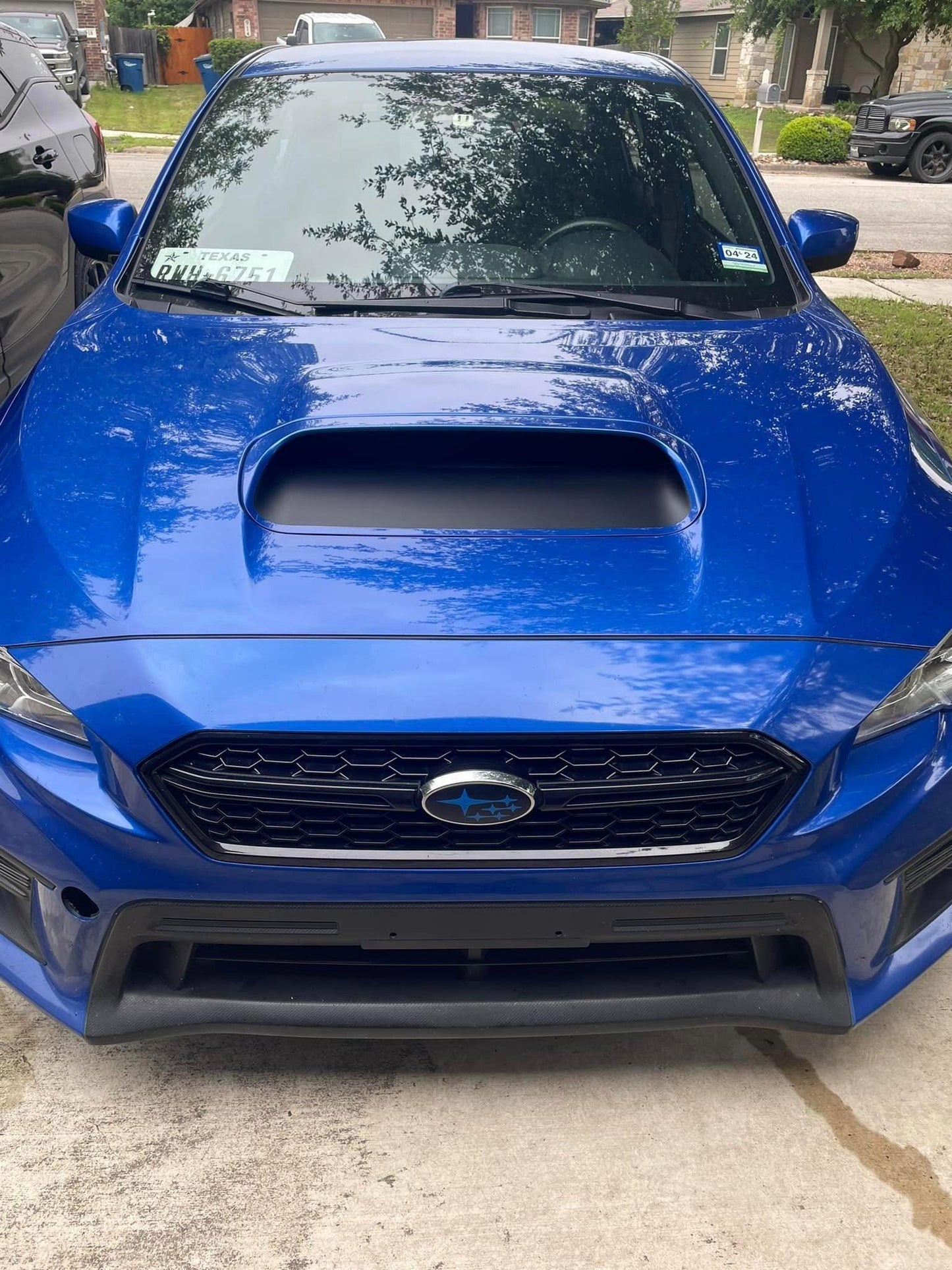 3D Carbon Hood Scoop Overlay for 2015-2021 Subaru WRX / STI - 15WRXHOOD3D-15WRXHOODGB-15WRXHOODMB-  DRIVEN - 5