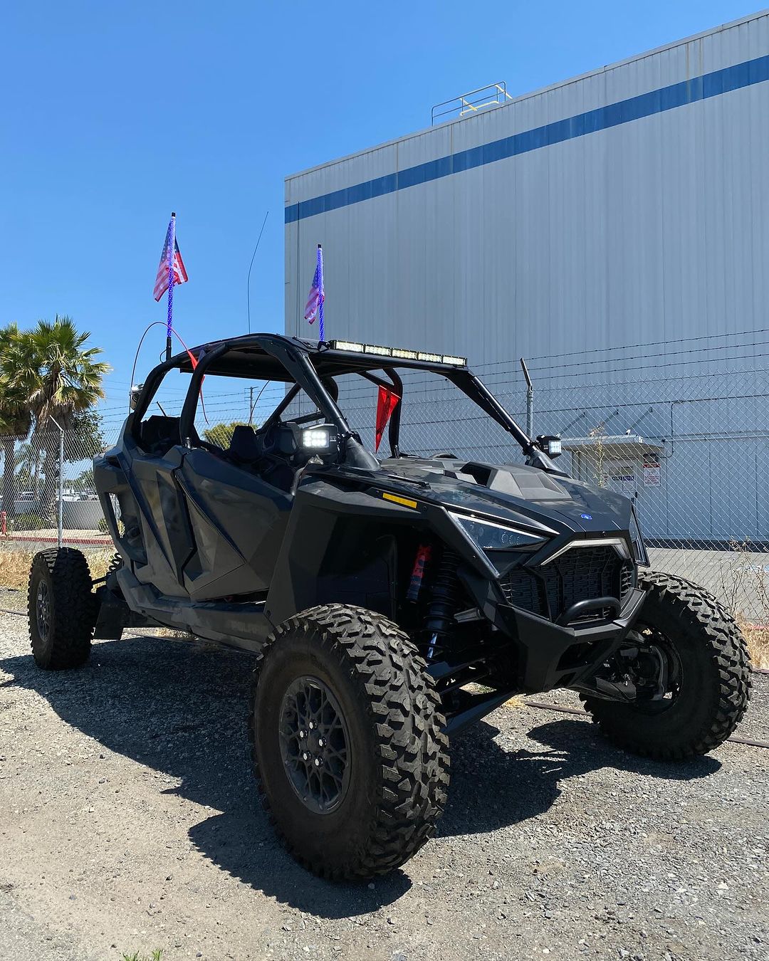Polaris Pro R RZR 30" Roof Mounts For Light Bar or MPM Mount - sku-42272800702622-  DRIVEN - 2