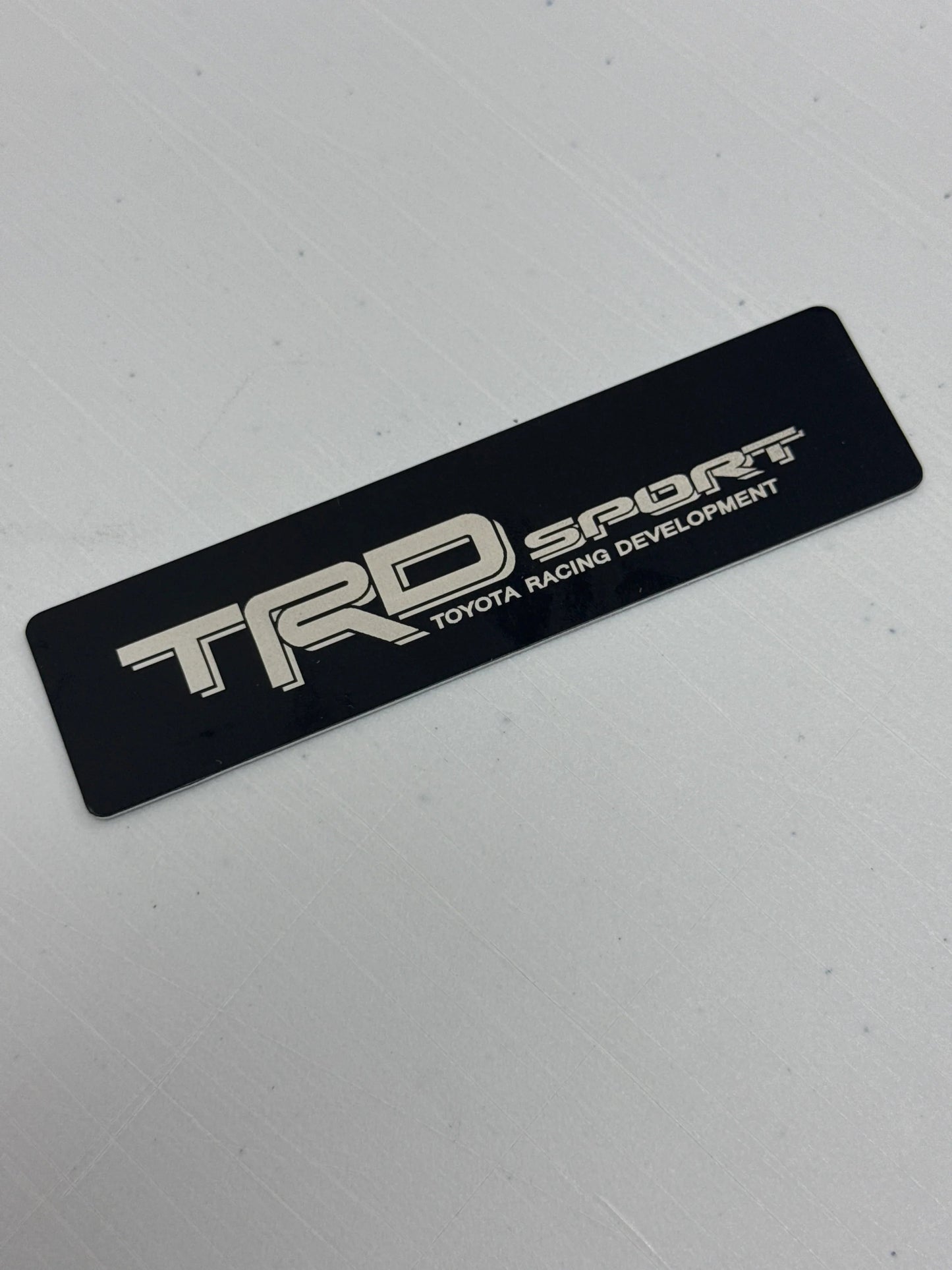 "TRD Sport" Weathertech Floor Mat Logo (Etched Acrylic) - Universal - UNIVERSALWT-TRDS-1-UNIVERSALWT-TRDS-MT-  DRIVEN - 3