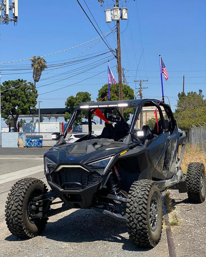 Polaris Pro R RZR 30" Roof Mounts For Light Bar or MPM Mount - sku-42272800702622-  DRIVEN - 4