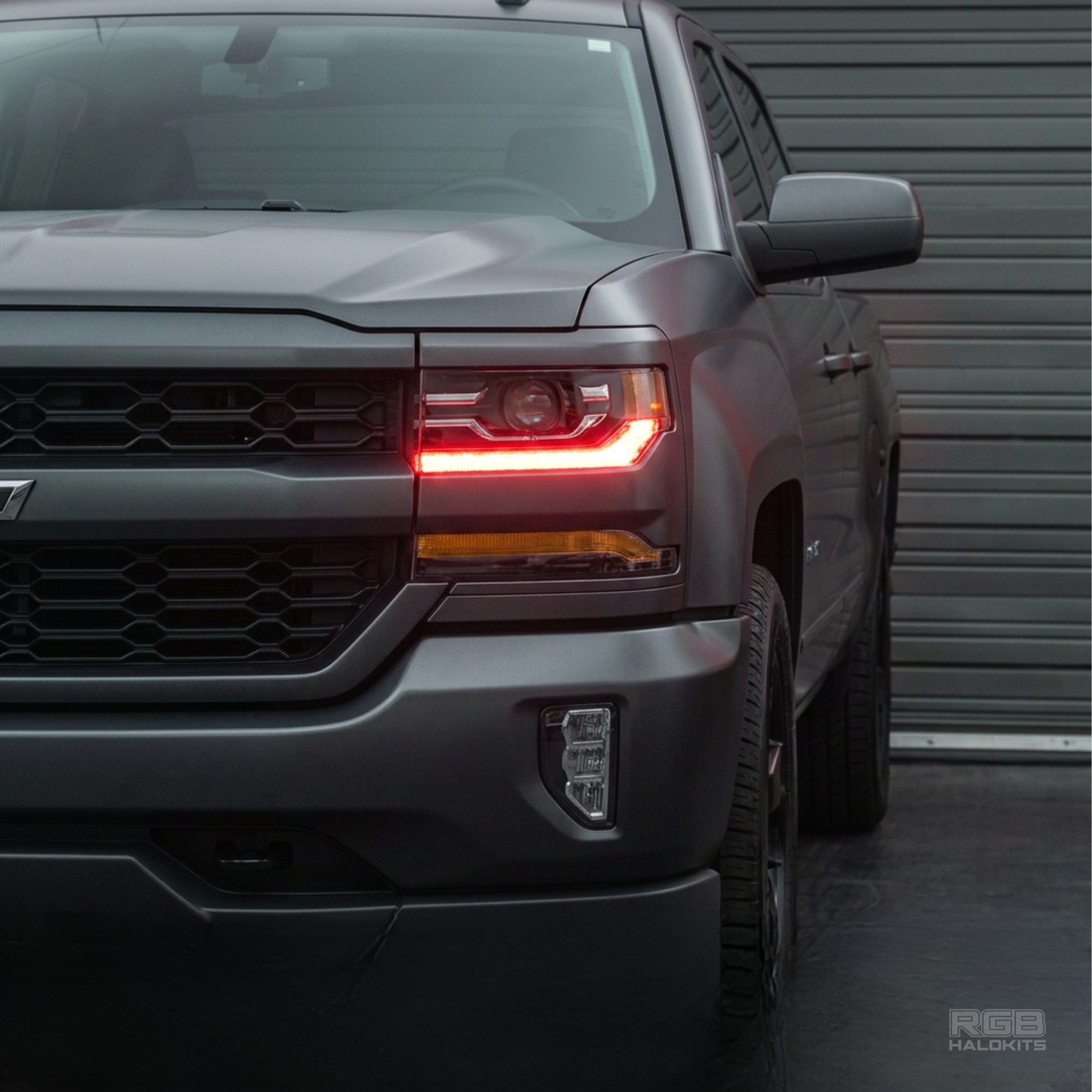 Chevrolet Silverado Multicolor Flow Series DRL Boards (2016-2018) - E5 | A20 | P2   - BX1-  DRIVEN - 2