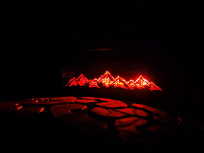 Laser Series Acrylic Third Brake Light Overlay - 2018+ Wrangler JL - 18JLLASERBRAKE-MR-18JLLASERBRAKE-SIW-  DRIVEN - 3