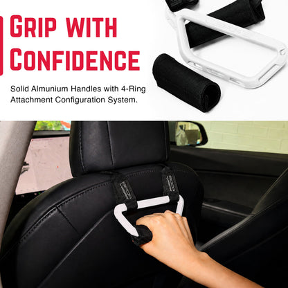 Back Grip PRO Headrest Handles for TESLA S/ 3/ Y - BGX-P2-SG-  DRIVEN - 19