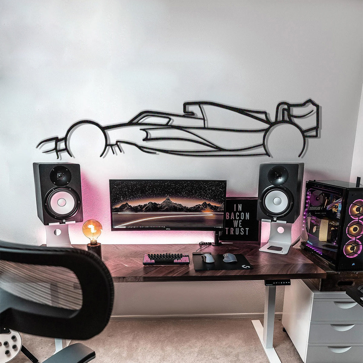 Formula1 2022-2023 F1 Metal Car Wall Art - MT0982 - MT0982B49L-MT0982B69L-MT0982B80L-MT0982B99L-MT0982B120L-  DRIVEN - 5