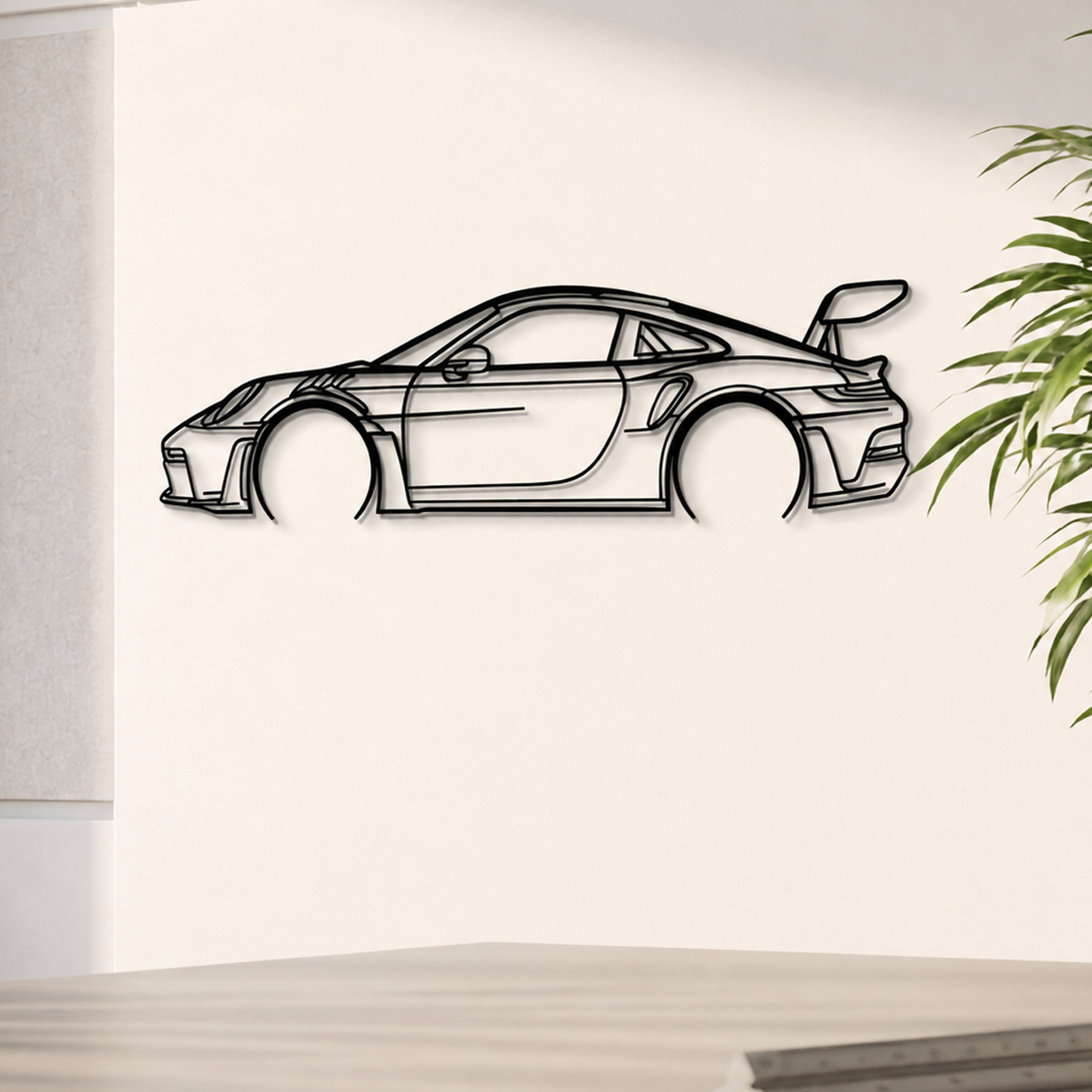 911 GT3 RS Model 992 Detailed Metal Car Wall Art - MT0859 - MT0859B49L-  DRIVEN - 5