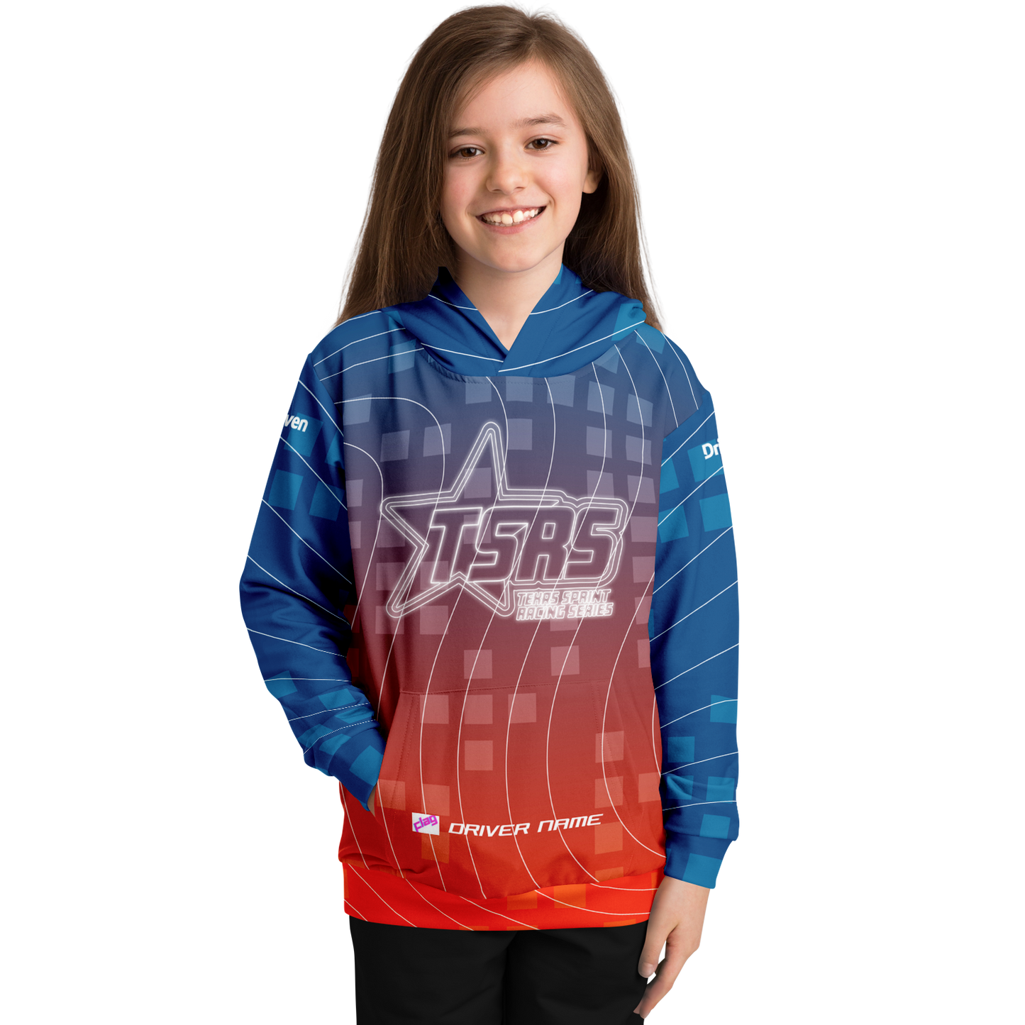 DRIVEN | TSRS '24 | Hoodie - Child - Red/Blue - | DRIVEN | - SBKHDA-556869-XXS-SBKHDA-556869-XS-SBKHDA-556869-S-SBKHDA-556869-M-SBKHDA-556869-L-SBKHDA-556869-XL