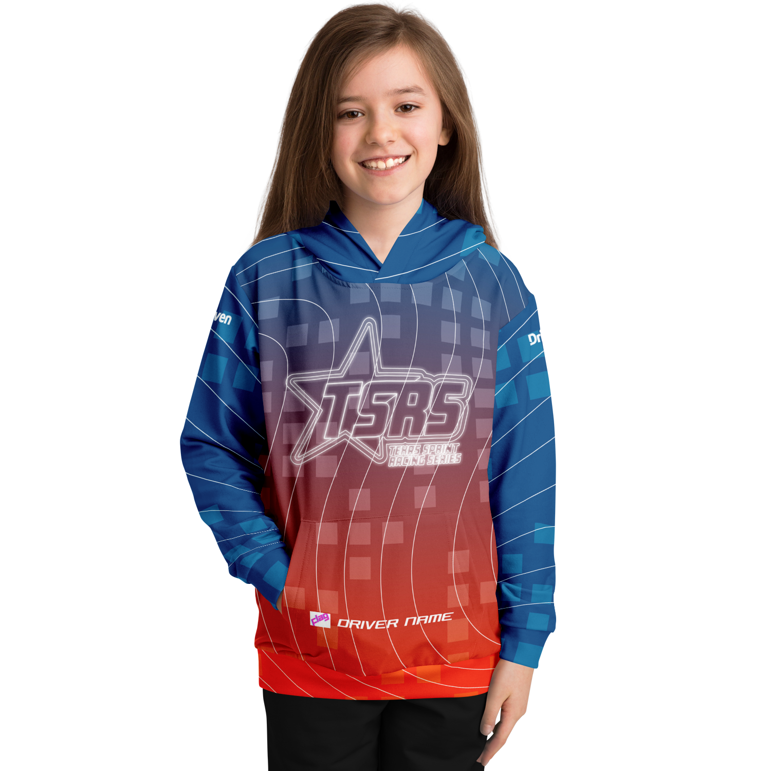 DRIVEN | TSRS '24 | Hoodie - Child - Red/Blue - | DRIVEN | - SBKHDA-556869-XXS-SBKHDA-556869-XS-SBKHDA-556869-S-SBKHDA-556869-M-SBKHDA-556869-L-SBKHDA-556869-XL