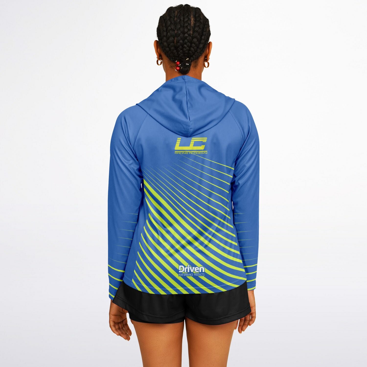 DRIVEN | LC Racing | Hooded Long Sleeve Shirt - UPF 40 - Woman - | DRIVEN | - SBWHLSPS-594949-XS-SBWHLSPS-594949-S-SBWHLSPS-594949-M-SBWHLSPS-594949-L-SBWHLSPS-594949-XL-SBWHLSPS-594949-2XL-SBWHLSPS-594949-3XL