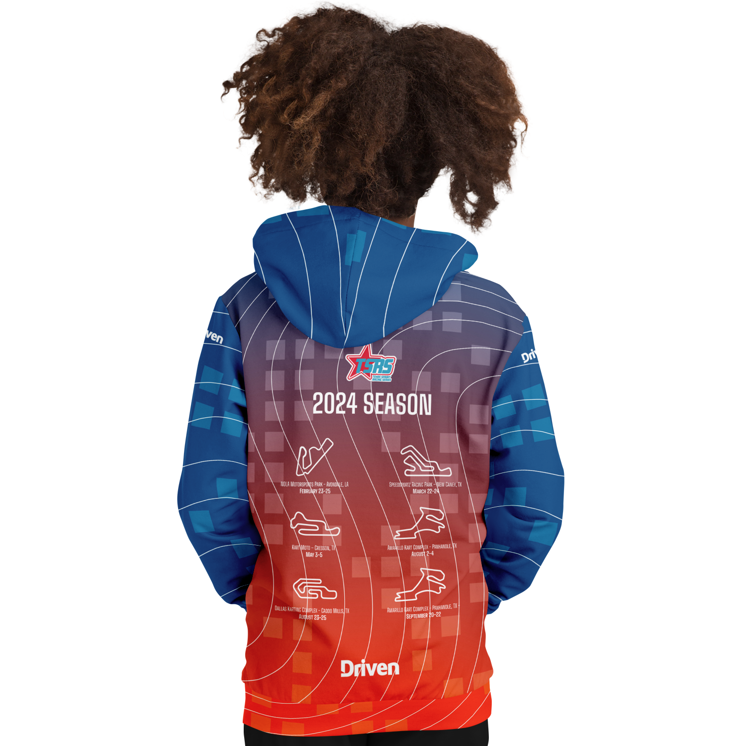 DRIVEN | TSRS '24 | Hoodie - Child - Red/Blue - | DRIVEN | - SBKHDA-556869-XXS-SBKHDA-556869-XS-SBKHDA-556869-S-SBKHDA-556869-M-SBKHDA-556869-L-SBKHDA-556869-XL