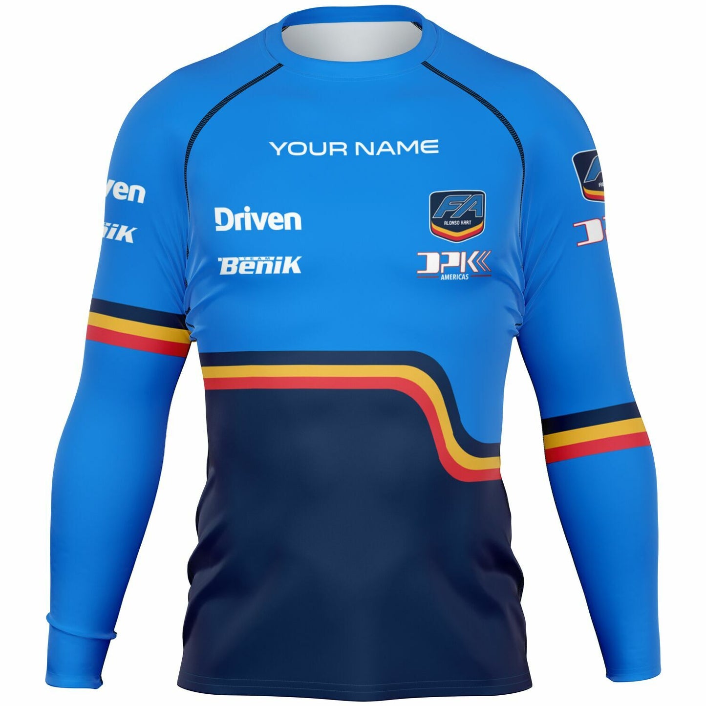 DPK Racing-Blue-Underwear TOP-Long Sleeve