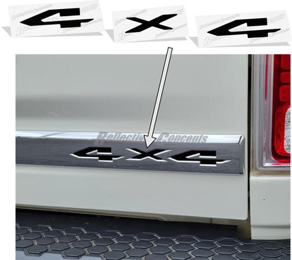 LIMITED 4x4 Tailgate Emblem Inlay Decal   - 2015-2018 Ram Limited - sku-44675580100795-sku-44675580133563-sku-44675580166331-sku-44675580231867-sku-44675580264635-  DRIVEN - 4