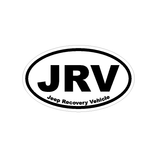 5" Jeep Recovery Vehicle Oval - Universal - jrv50-  DRIVEN - 1