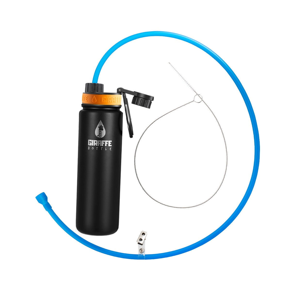 GIRAFFE | Journey | Replacement Flexible High-Flow Straw & Brush for Racing Driver Hydratation Bottle - 505182-  DRIVEN - 4
