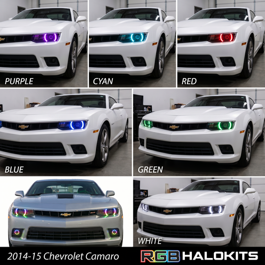 Chevrolet Camaro RS/SS Multicolor DRL Boards (2014-2015) - G1x2 | A19 | P2   - BX1-  DRIVEN - 2
