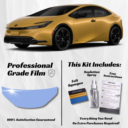 Toyota Prius (2023-2026) Partial Hood PPF Protection Kit - Pre-Cut - sku-51602619629700-  DRIVEN - 1