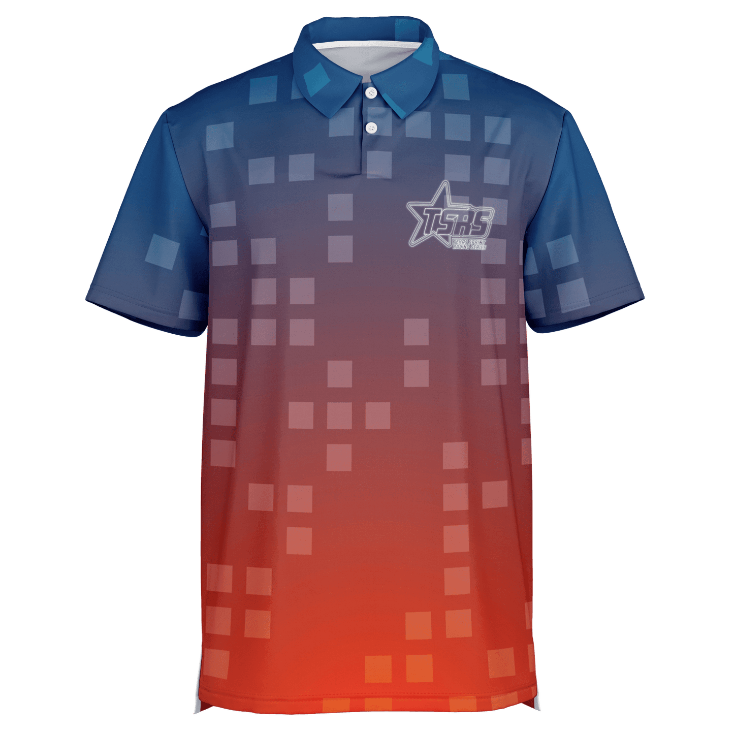 DRIVEN | TSRS '24 | Polo - Adult - Male - Red/Blue - UPF 50+