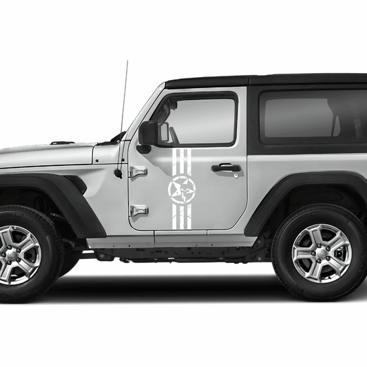 Punisher Skull Decal Sticker Compatible With: Jeep Wrangler Rubicon Gl - sku-44765321920644-  DRIVEN - 1
