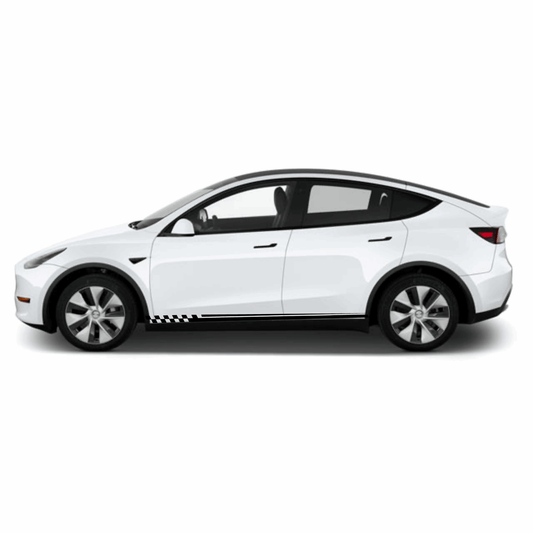 Vinyl Decal Racing Stripes Sticker Fits: Tesla Model Y - sku-44775396933764-  DRIVEN - 1