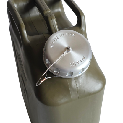 Billet 20-Liter Military Fuel Cap - ACC-20L-MILITARY-CAP-  DRIVEN - 1