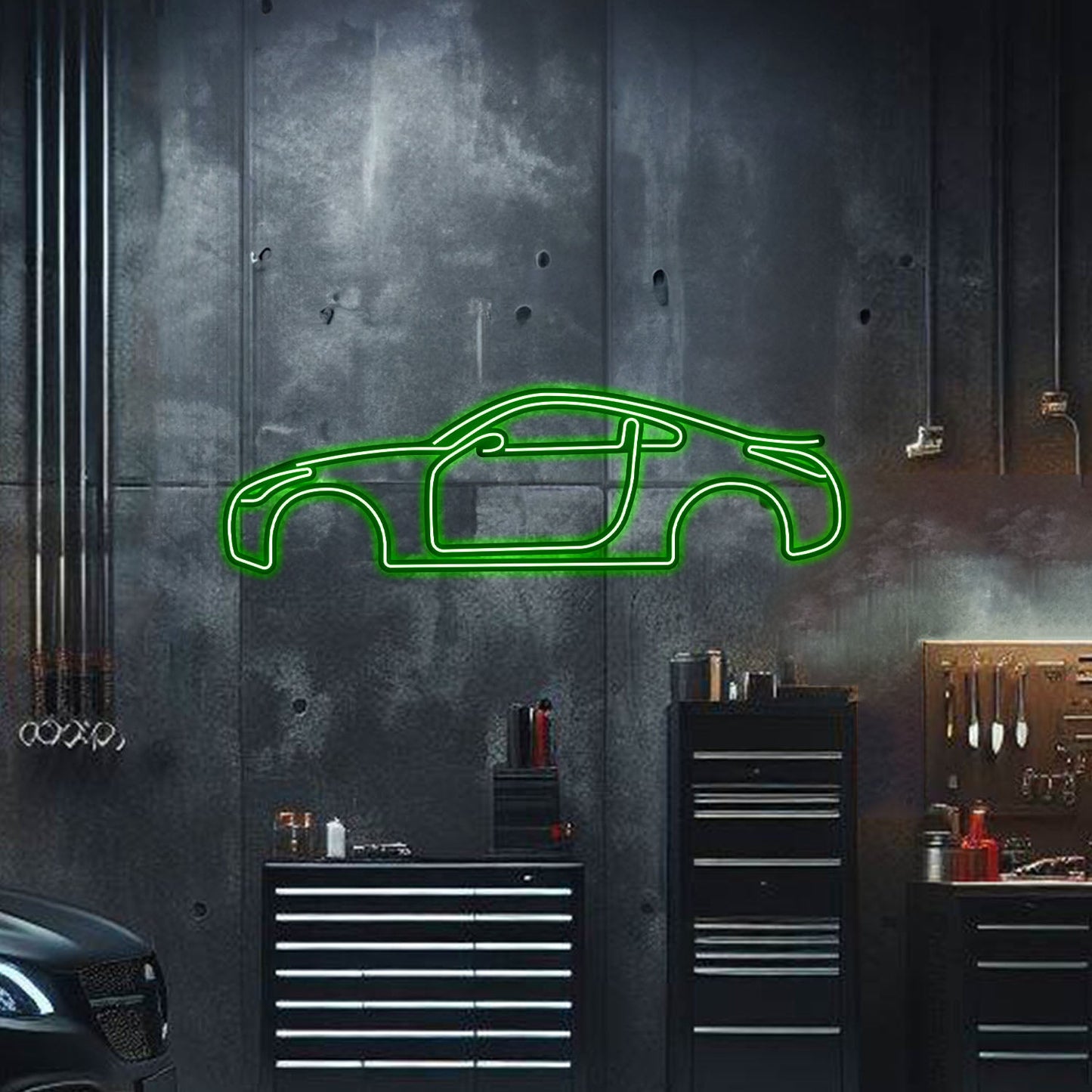 2005 350Z Metal Neon Car Wall Art - MTN0007 - MTN0007W99L-MTN0007W120L-MTN0007W140L-MTN0007R99L-MTN0007R120L-  DRIVEN - 4
